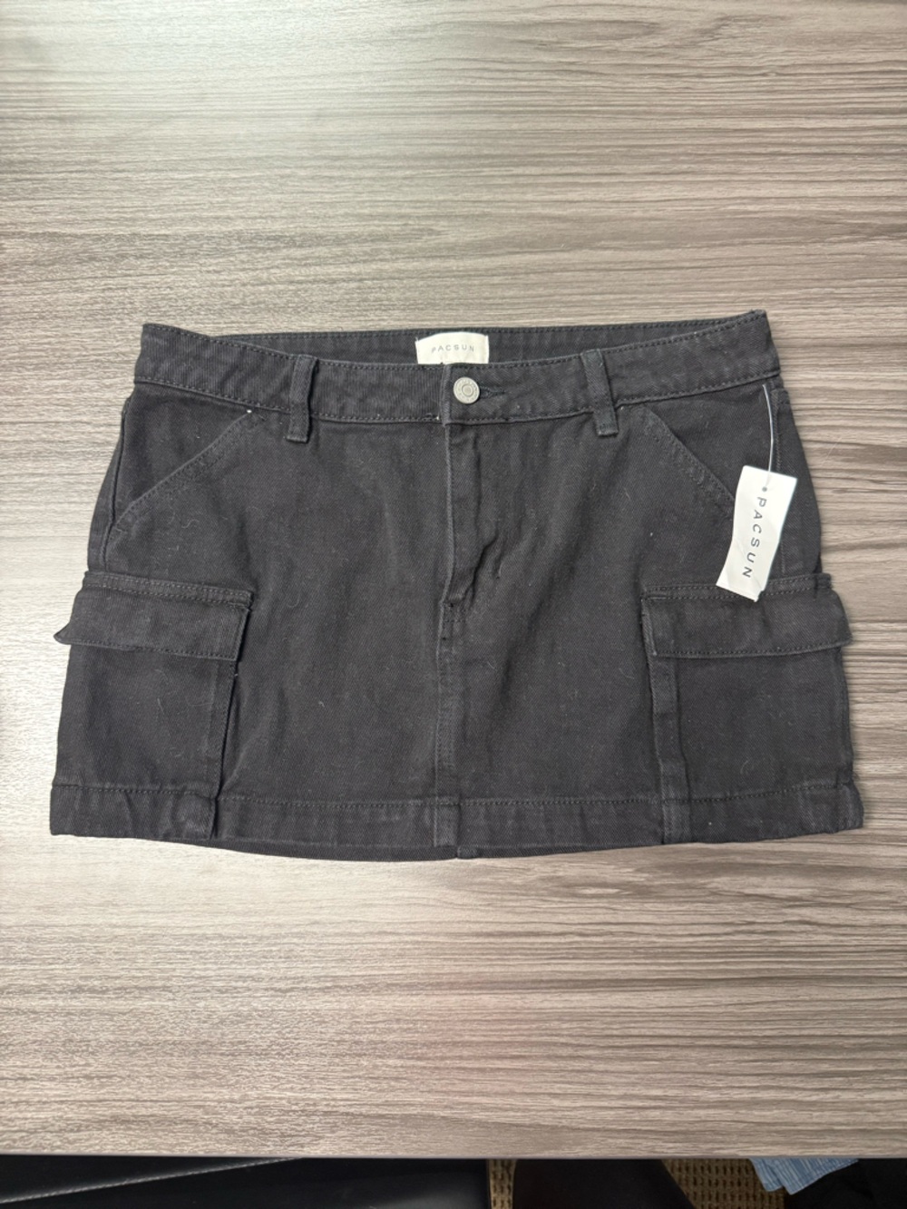 PacSun Black High-Rise Mini Skirt